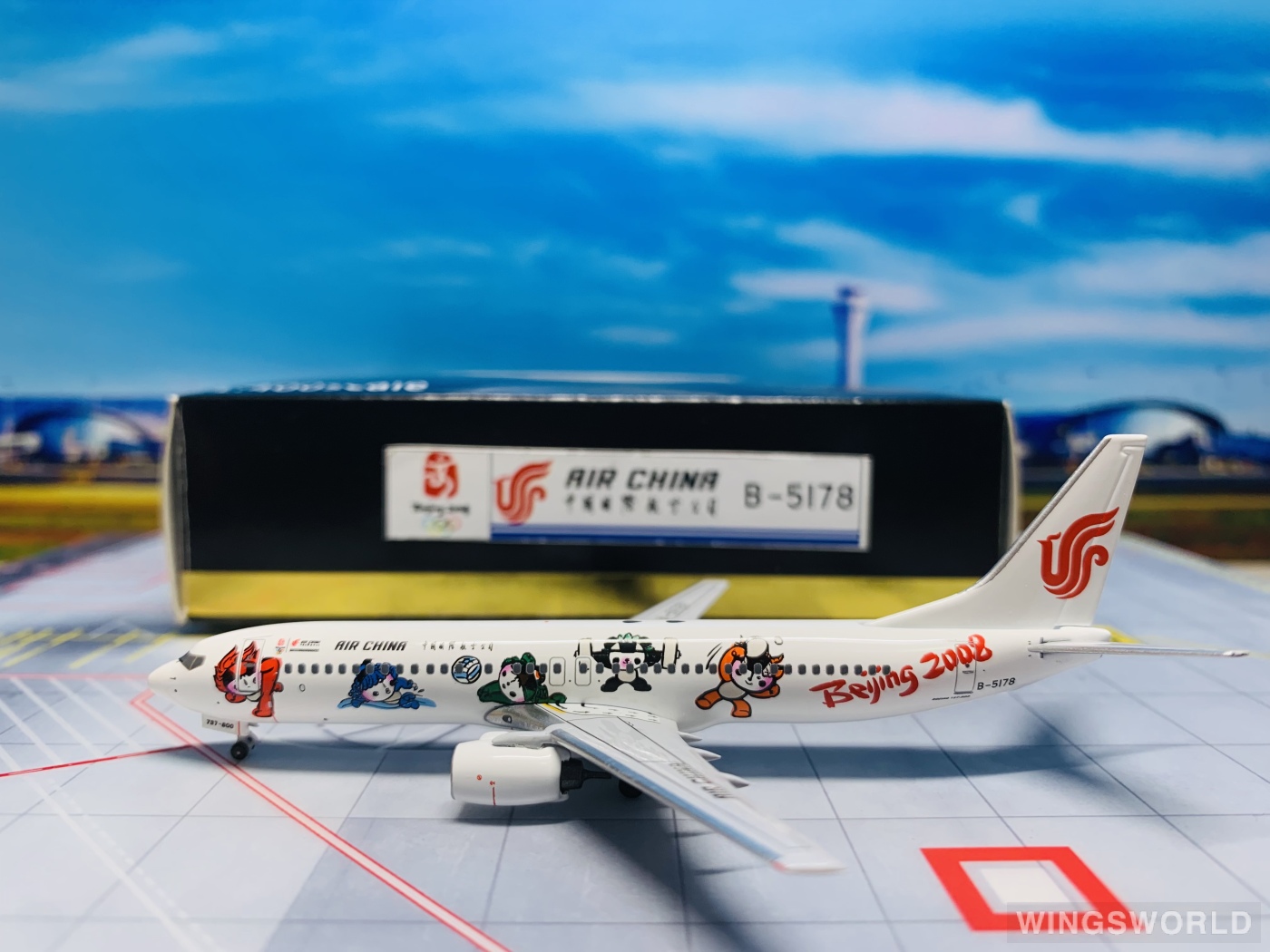 Pandamodel 1:400 73803 Air China 中国国际航空 Boeing 737-800 B-5178