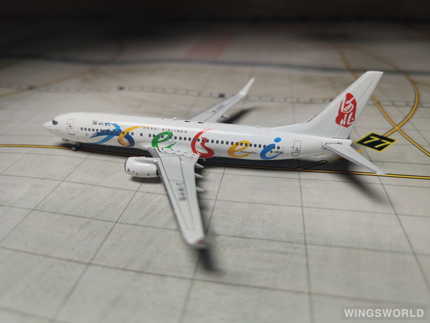 NGmodels 1:400 NG58058 Hebei Airlines 河北航空 Boeing 737-800 B-1930