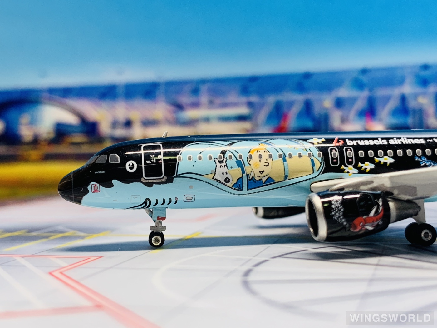 Phoenix 1:400 PH04078 Brussels Airlines 布鲁塞尔航空 Airbus A320 OO-SNB