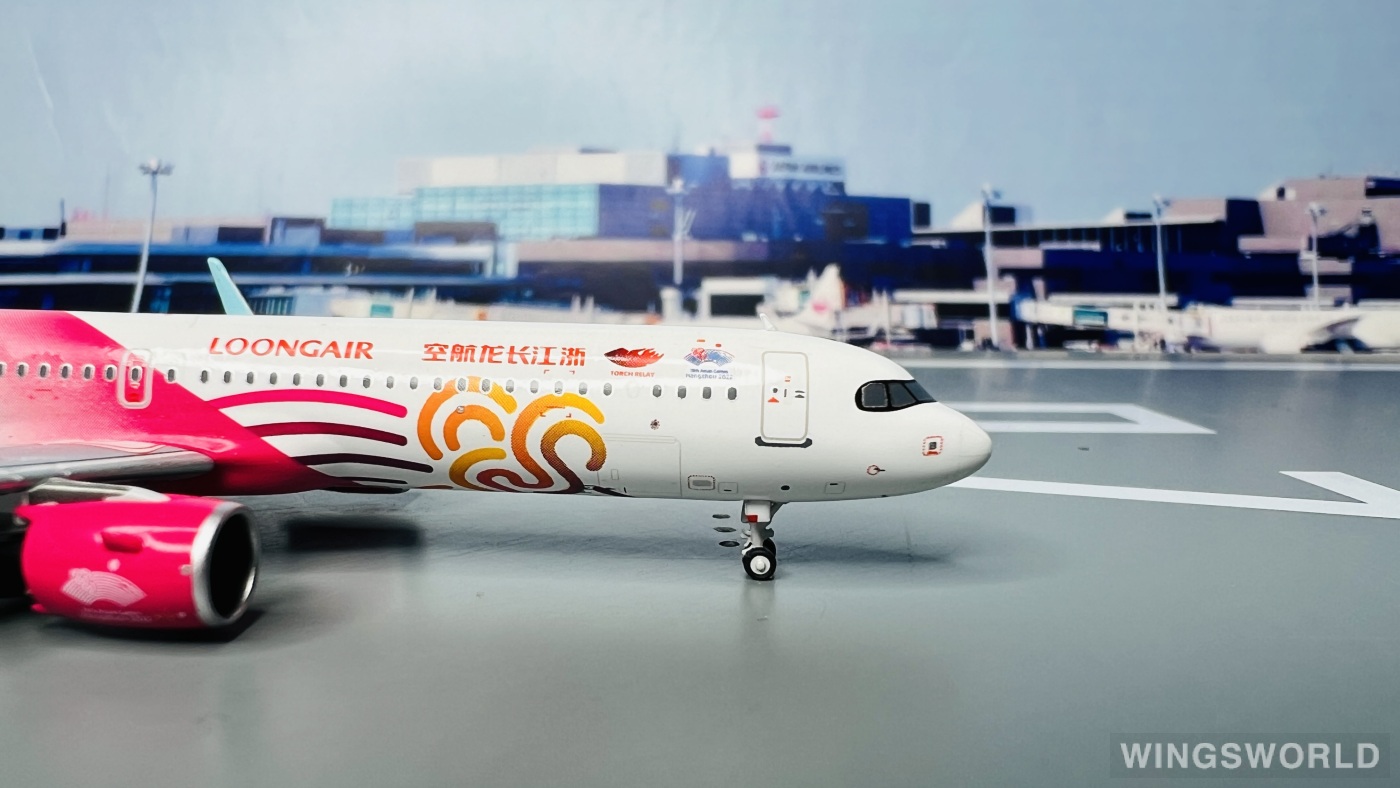HYJLwings 1:400 HY210091 Loong Air 浙江长龙航空 Airbus A321neo B-329R
