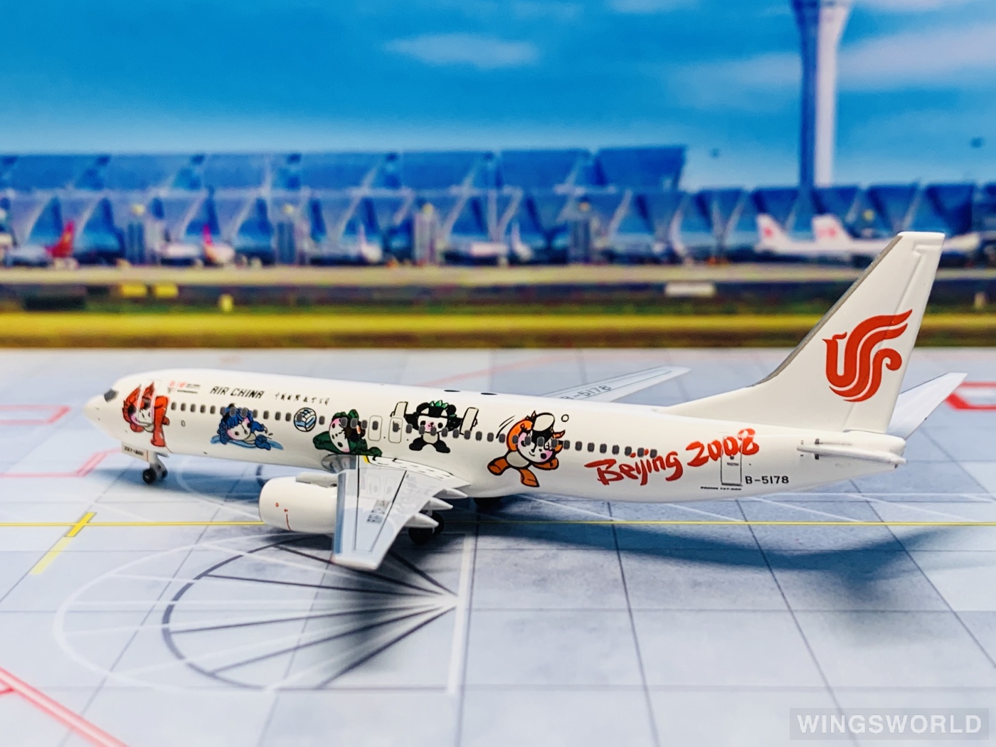 Pandamodel 1:400 73803 Air China 中国国际航空 Boeing 737-800 B-5178