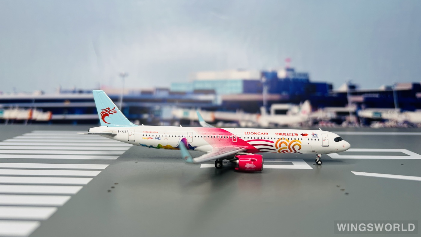 HYJLwings 1:400 HY210091 Loong Air 浙江长龙航空 Airbus A321neo B-329R