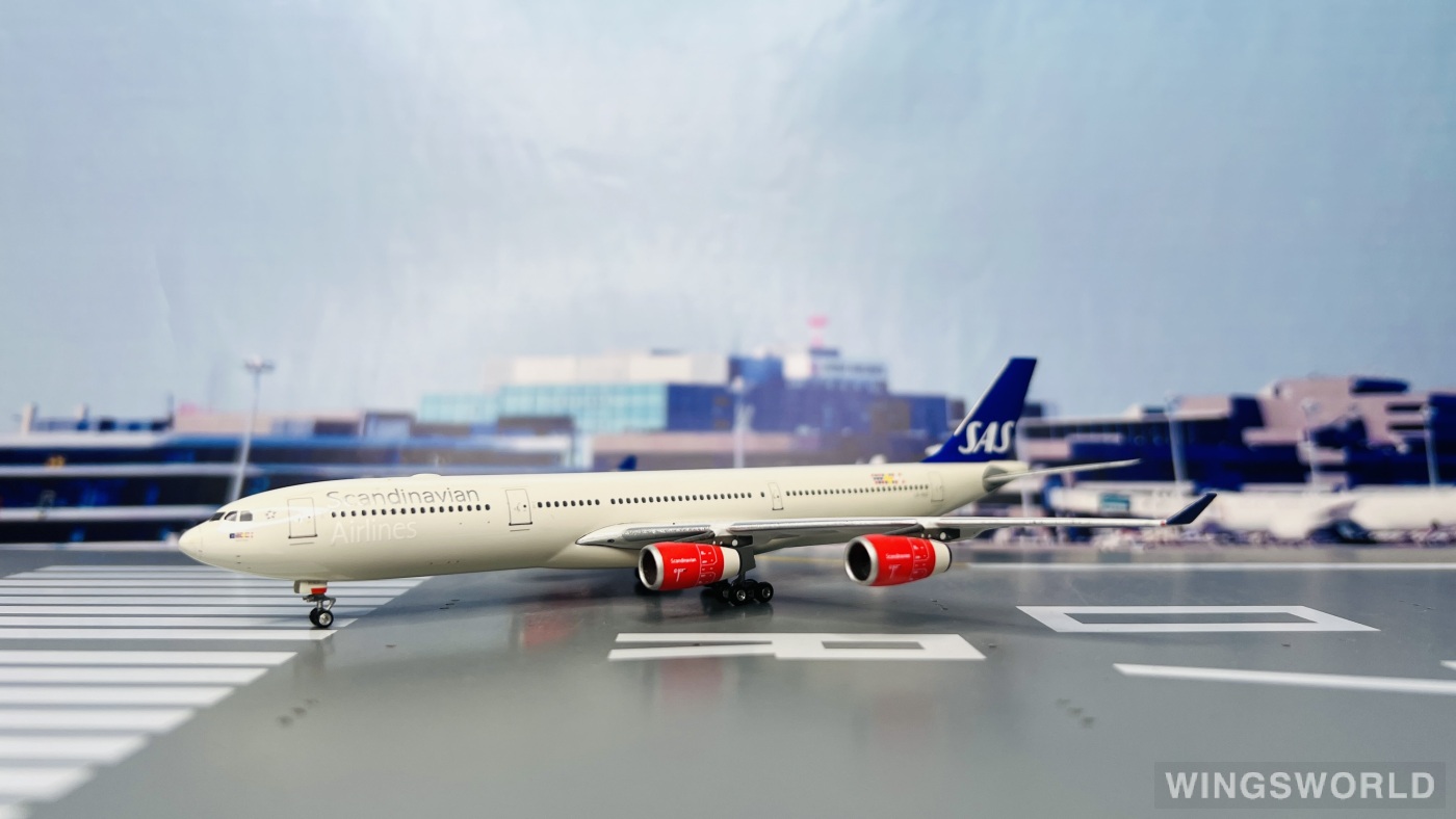 Phoenix 1:400 PH10574 SAS 北欧航空 Airbus A340-300 LN-RKF