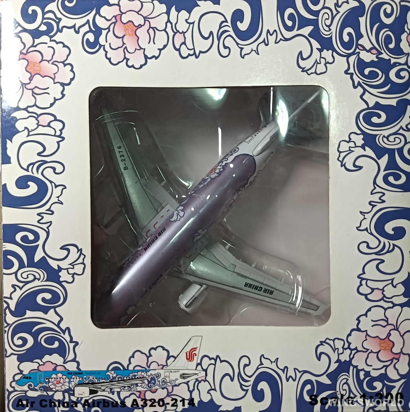 JC Wings 1:200 LH2358 Air China 中国国际航空 Airbus A320 B-2376