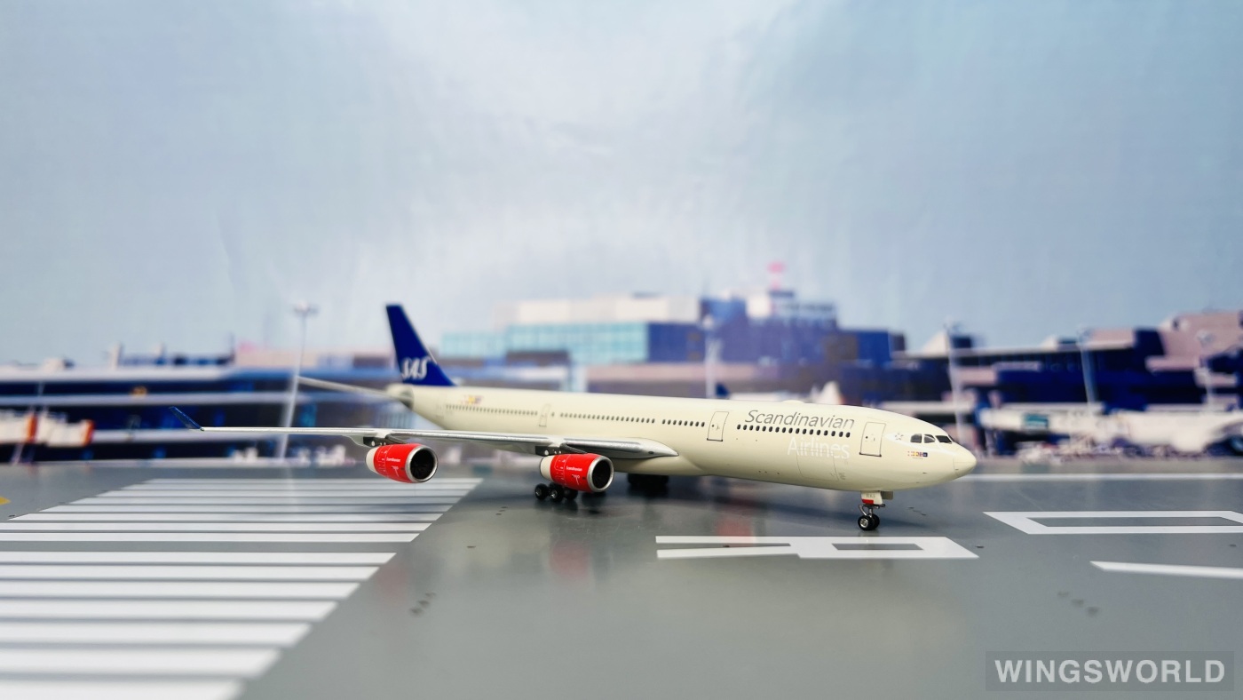 Phoenix 1:400 PH10574 SAS 北欧航空 Airbus A340-300 LN-RKF
