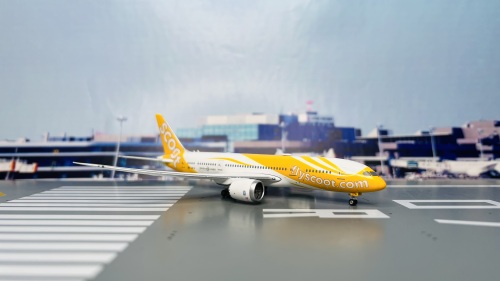 航空機・ヘリコプター Phoenix B787-9 flyscoot 1/400 Phoenix 1:400 Boeing 787-8 Scoot 酷航PH11201 9V-OFA 图片和二手转让