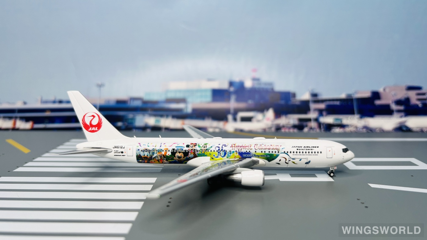 JC Wings 1:400 EW4763001 Japan Airlines 日本航空 Boeing 767-300 JA612J