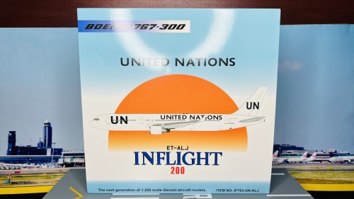 United Nations 联合国 Boeing 767-300ER ET-ALJ  IF763-UN-ALJ Inflight200 1:200