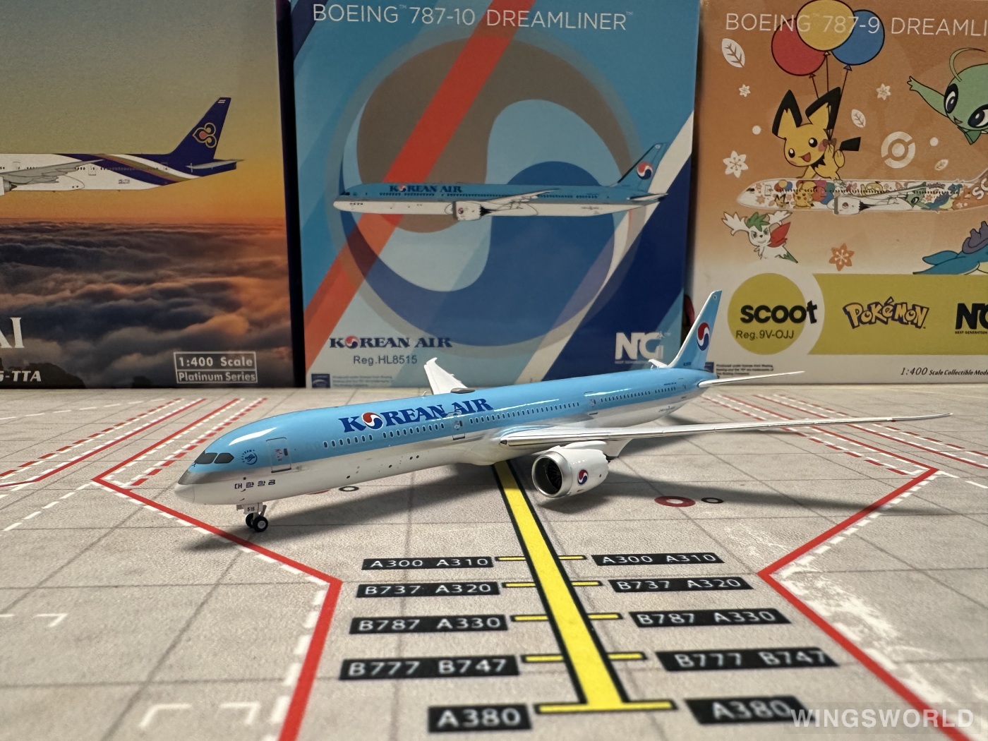 NGmodels 1:400 NG56022 Korean Air 大韩航空 Boeing 787-10 HL8515