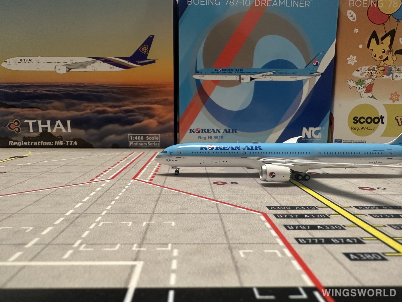 NGmodels 1:400 NG56022 Korean Air 大韩航空 Boeing 787-10 HL8515