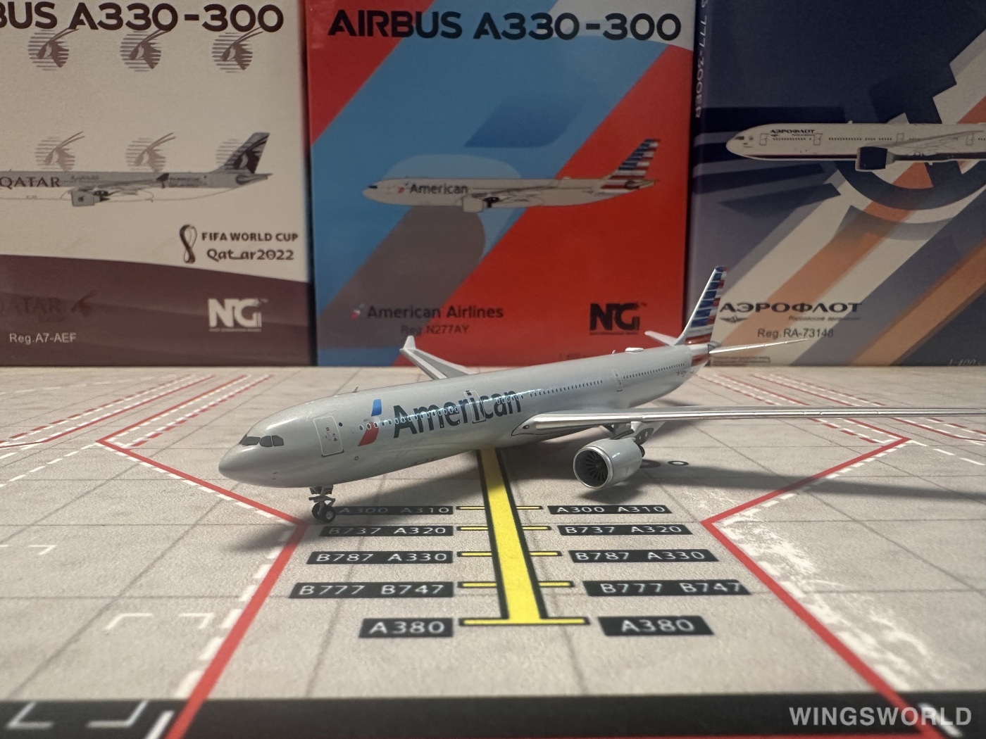 NGmodels 1:400 NG62026 American Airlines 美国航空 Airbus A330-300 N277AY