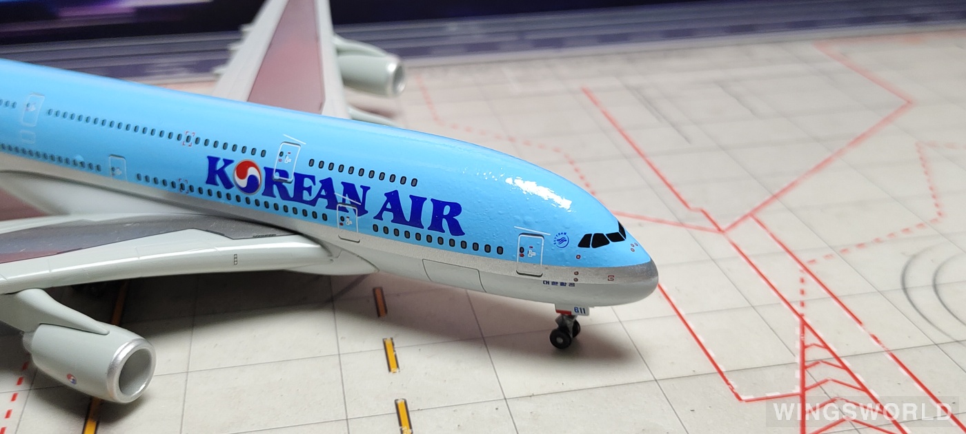Dragon Models 1:400 55638 Korean Air 大韩航空 Airbus A380-800 