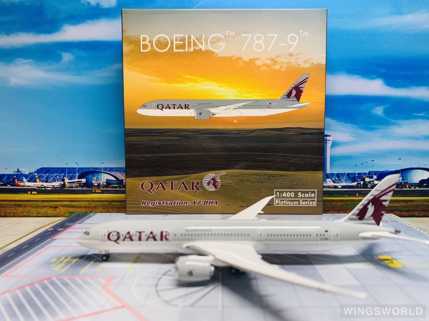 Phoenix 1:400 PH11612 Qatar 卡塔尔航空 Boeing 787-9 A7-BHA