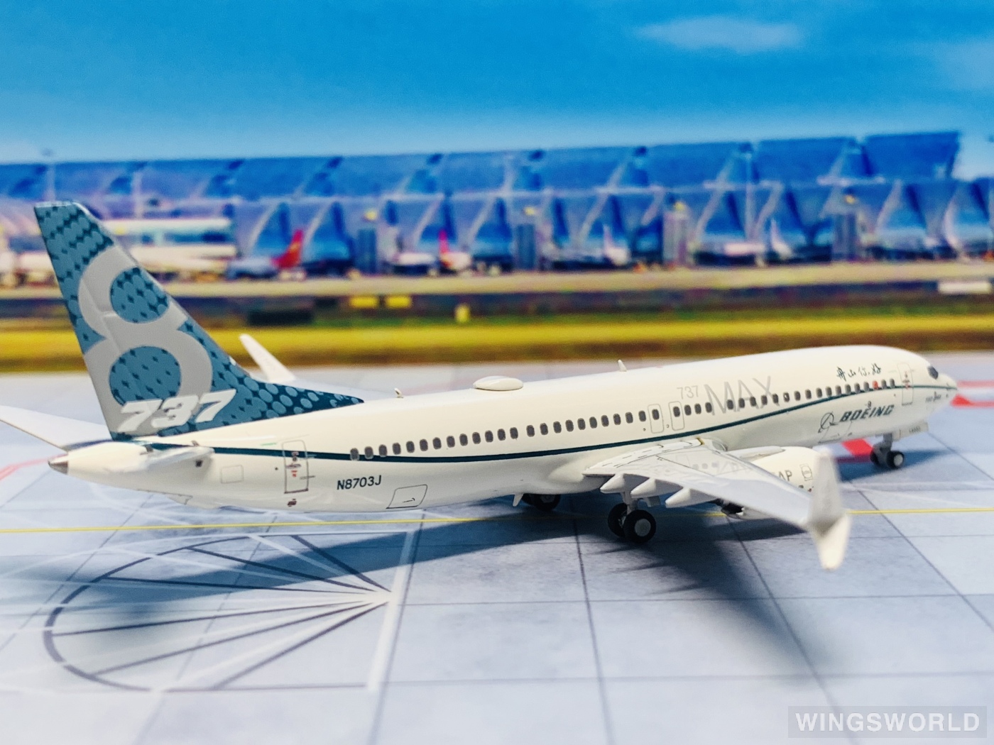 Pandamodel 1:400 PMN8703J Boeing 波音公司 Boeing 737 MAX 8 N8703J