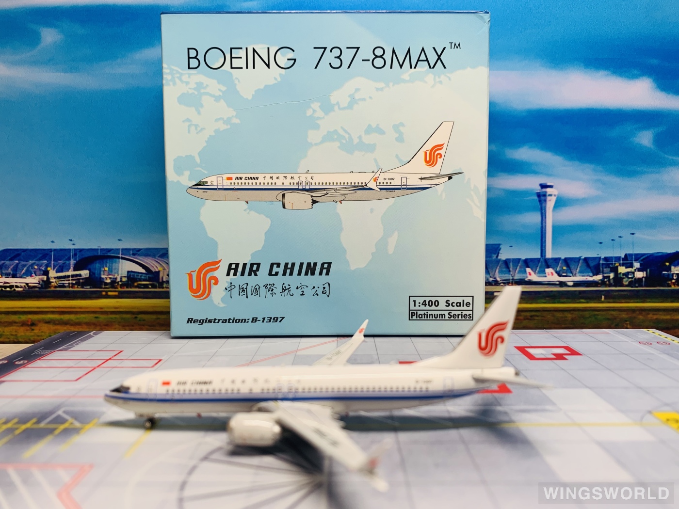 Phoenix 1:400 PH11438 Air China 中国国际航空 Boeing 737 MAX 8 B-1397