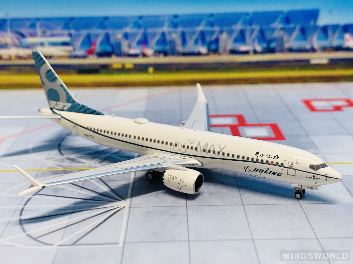 Pandamodel 1:400 PMN8703J Boeing 波音公司 Boeing 737 MAX 8 N8703J