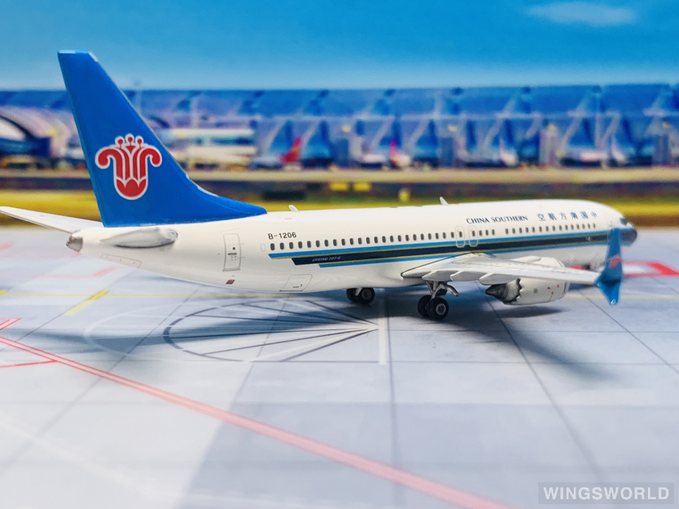 Phoenix 1:400 PH11436 China Southern 中国南方航空 Boeing 737 MAX 8 B-1206