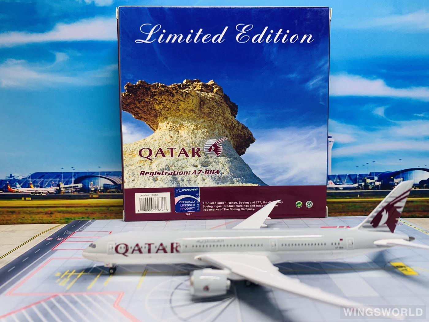 Phoenix 1:400 PH11612 Qatar 卡塔尔航空 Boeing 787-9 A7-BHA