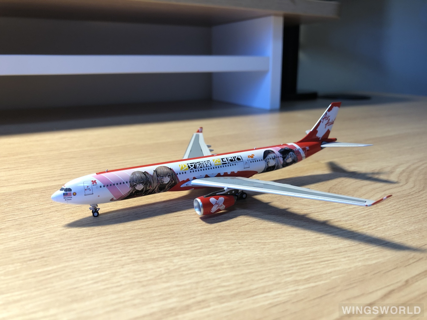 NGmodels 1:400 NG62062 AirAsia 亚洲航空 Airbus A330-300 9M-XXB