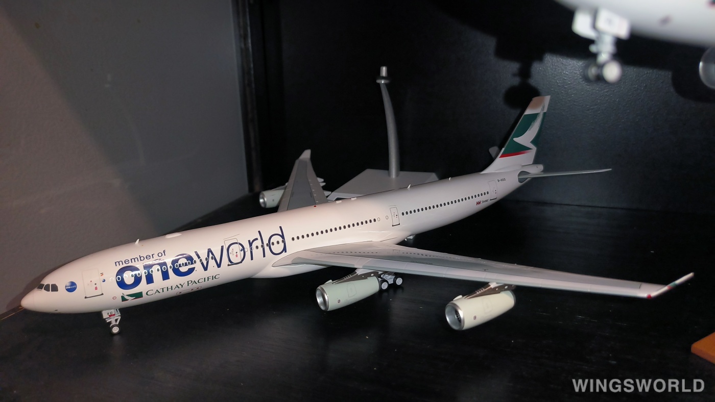 WB Models 1:200 WB-A340-3-011 Cathay Pacific 国泰航空 Airbus A340-300 B-HXG