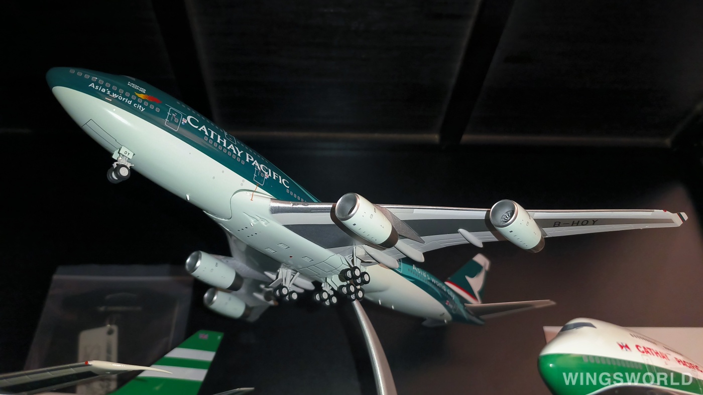 WB Models 1:200 WB-747-4-058 Cathay Pacific 国泰航空 Boeing 747-400 B-HOY