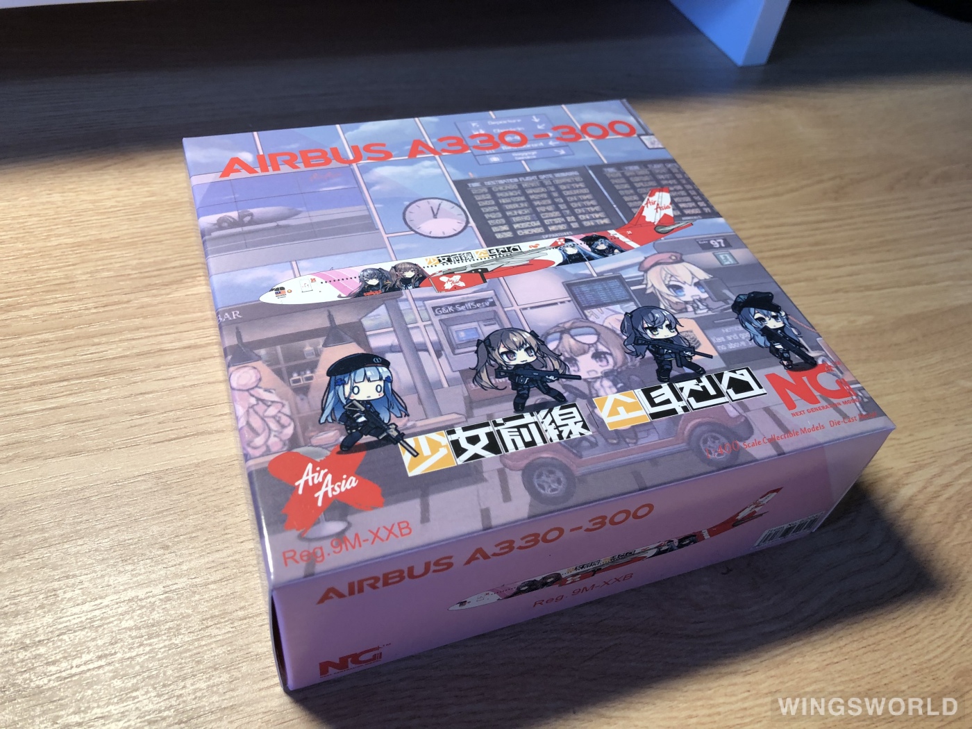NGmodels 1:400 NG62062 AirAsia 亚洲航空 Airbus A330-300 9M-XXB