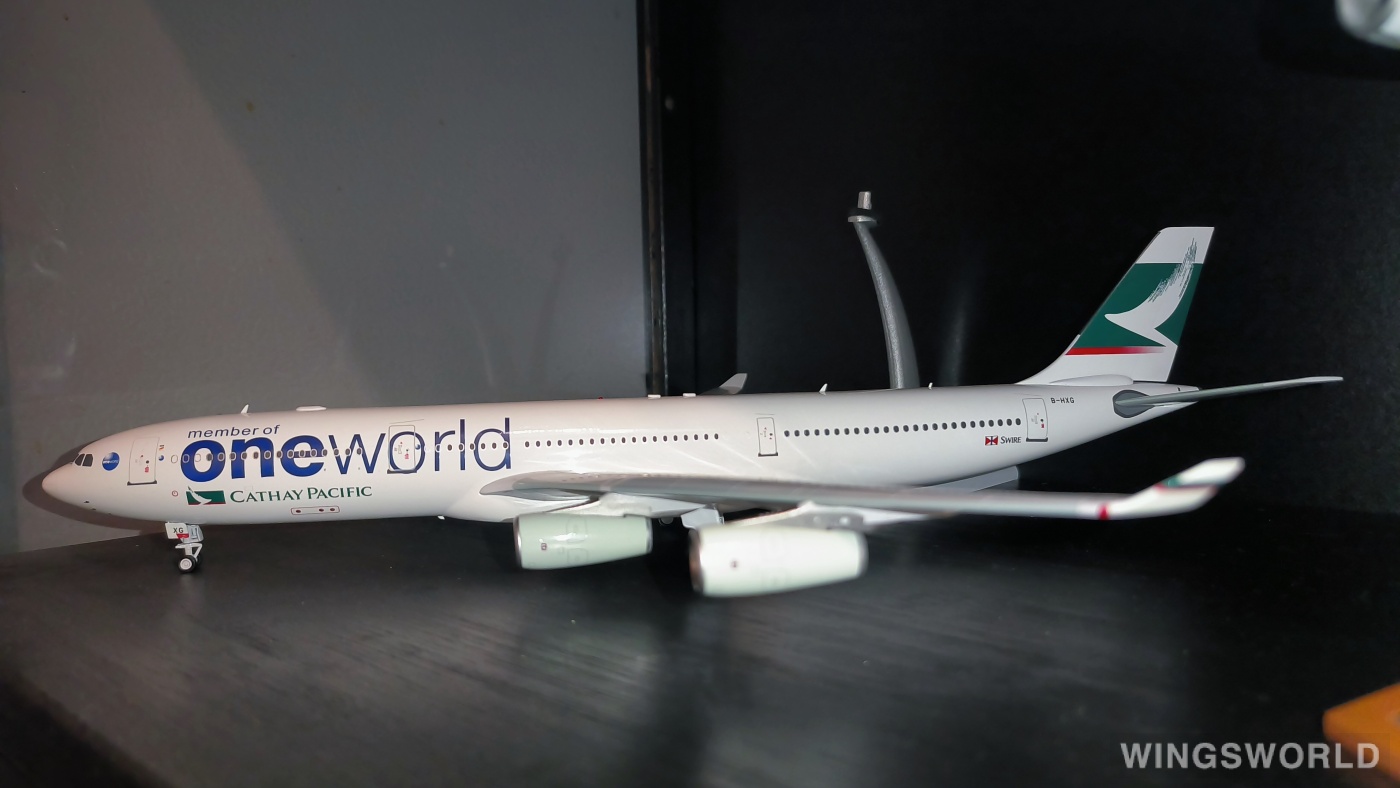 WB Models 1:200 WB-A340-3-011 Cathay Pacific 国泰航空 Airbus A340-300 B-HXG