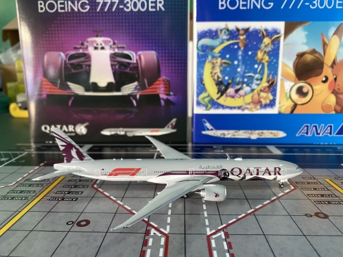 PH04560 Qatar 卡塔尔航空Boeing 777-300ER A7-BEL Phoenix 1:400