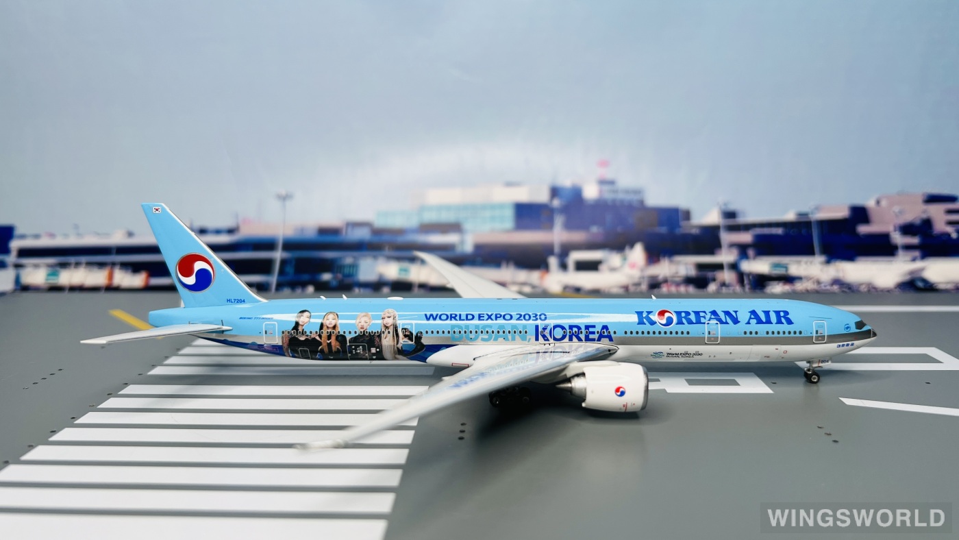 Phoenix 1:400 PH04562 Korean Air 大韩航空 Boeing 777-300ER HL7204