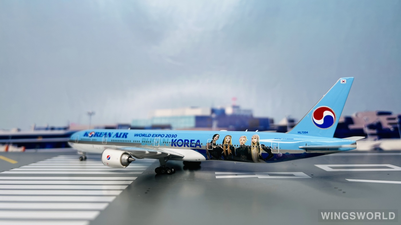 Phoenix 1:400 PH04562 Korean Air 大韩航空 Boeing 777-300ER HL7204