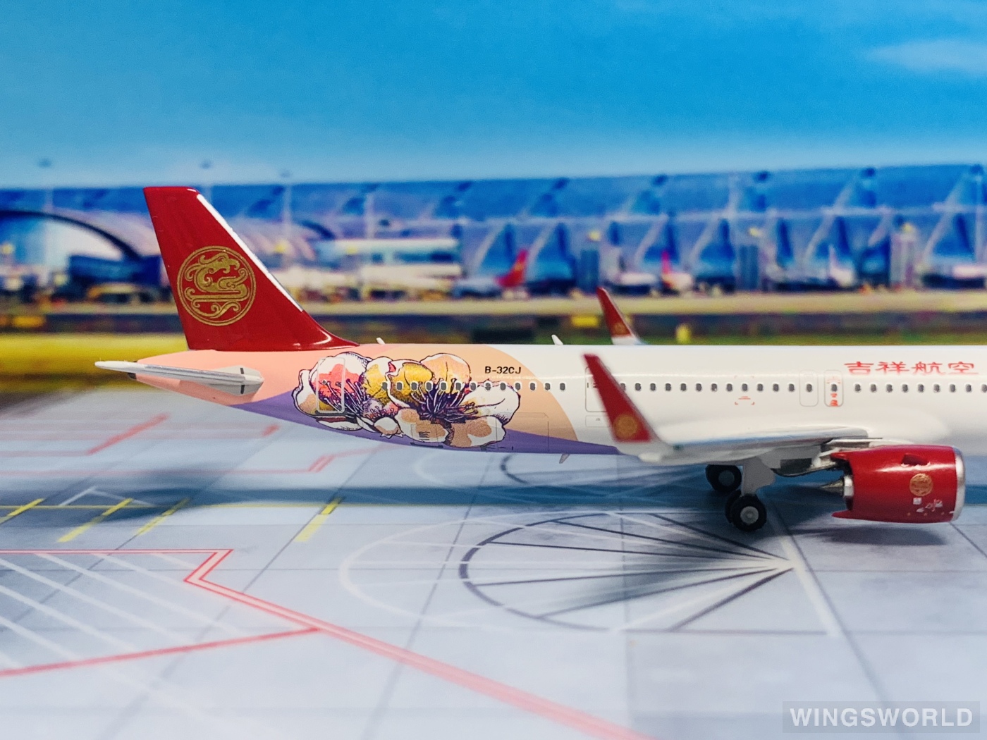 HYJLwings 1:400 HY210085 Juneyao Airlines 吉祥航空 Airbus A321neo B-32CJ