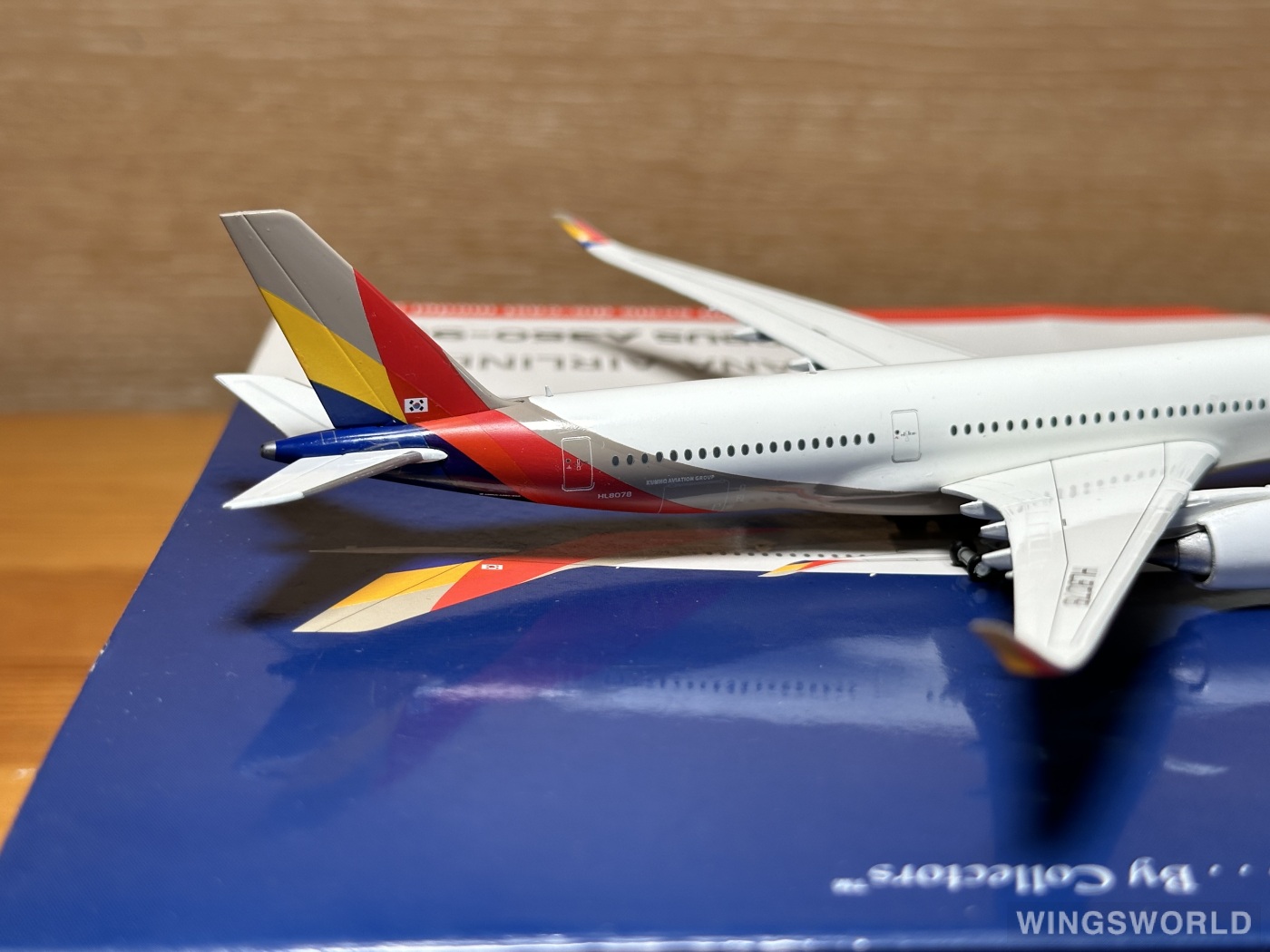 Geminijets 1:400 GJAAR1631 Asiana 韩亚航空 Airbus A350-900 HL8078