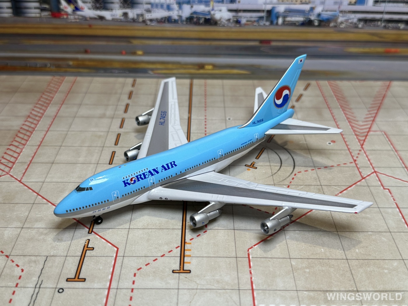 Geminijets 1:400 GJKAL084 Korean Air 大韩航空 Boeing 747SP HL7456