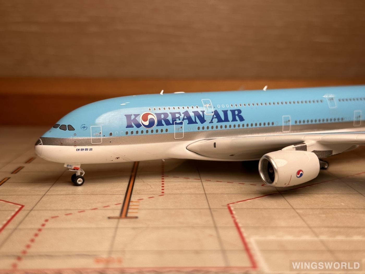 Phoenix 1:400 PH04247 Korean Air 大韩航空 Airbus A380-800 HL7615