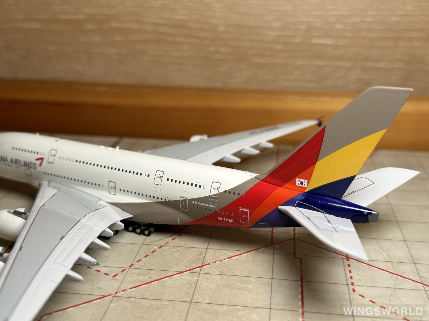 Aviation400 1:400 AV4143 Asiana 韩亚航空 Airbus A380-800 HL7626