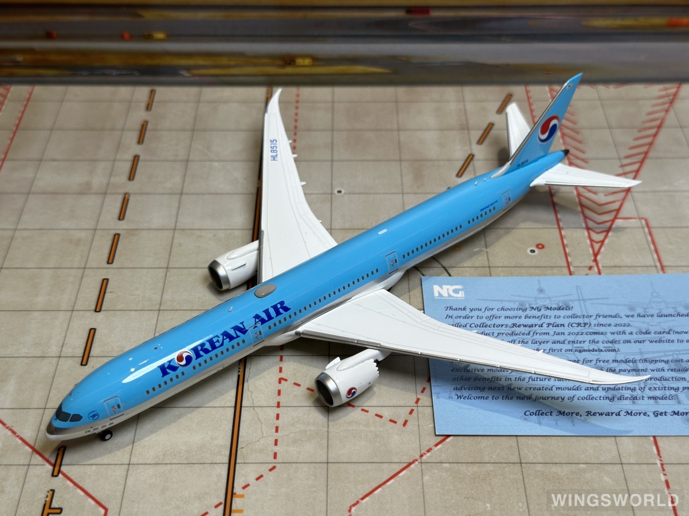 NGmodels 1:400 NG56022 Korean Air 大韩航空 Boeing 787-10 HL8515