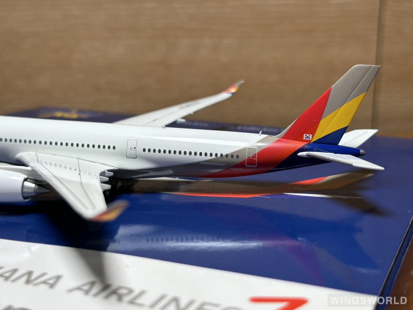 Geminijets 1:400 GJAAR1631 Asiana 韩亚航空 Airbus A350-900 HL8078