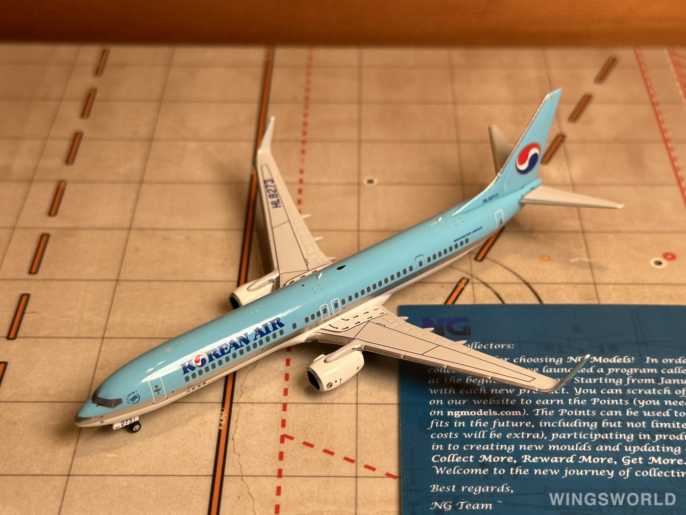 NGmodels 1:400 NG79016 Korean Air 大韩航空 Boeing 737-900ER HL8273