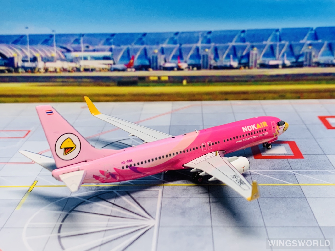 Phoenix 1:400 PH11632 Nok Air 皇雀航空 Boeing 737-800 HS-DBE