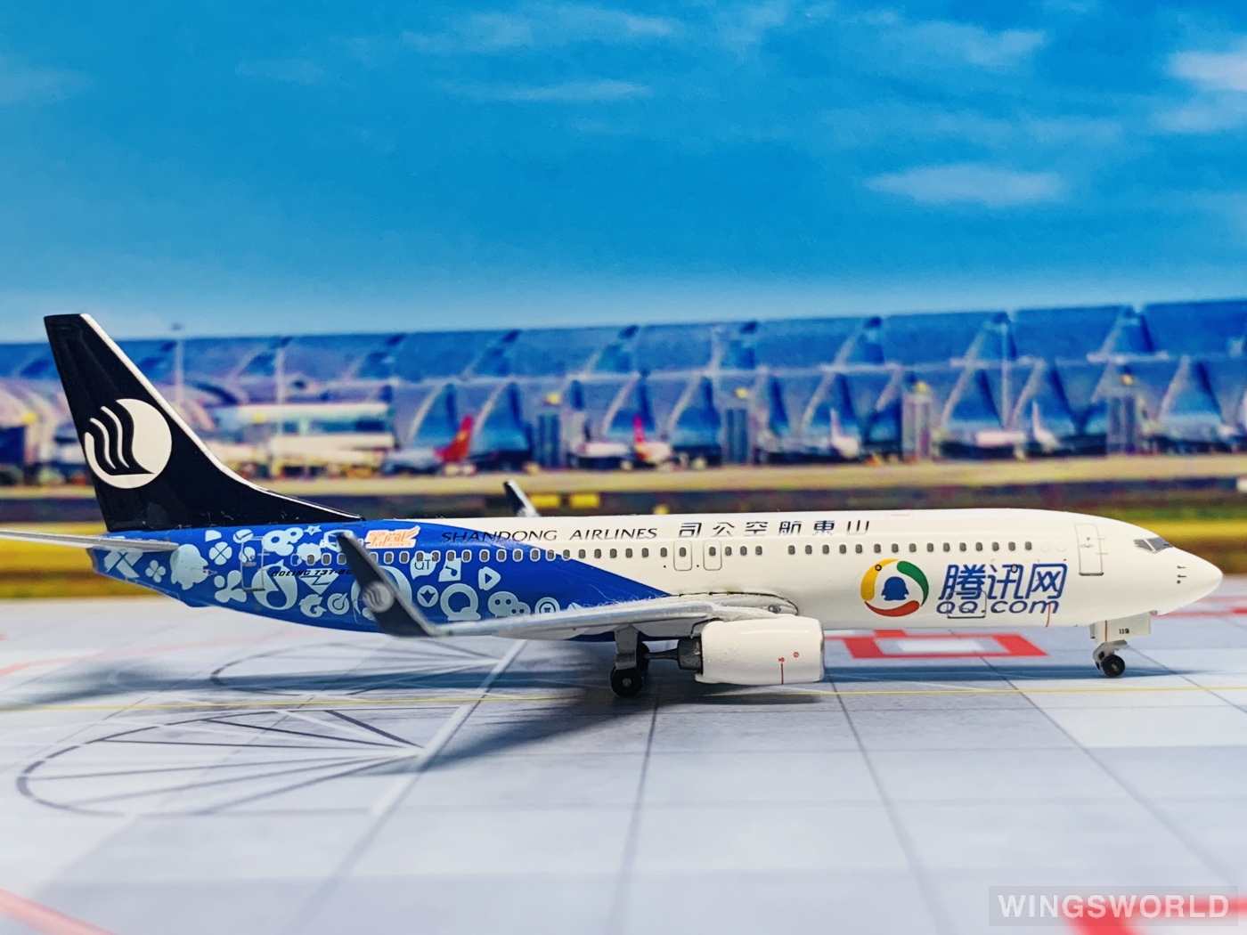 Skywings 1:400 SKY-024 Shandong Airlines 山东航空 Boeing 737-800 B-5119