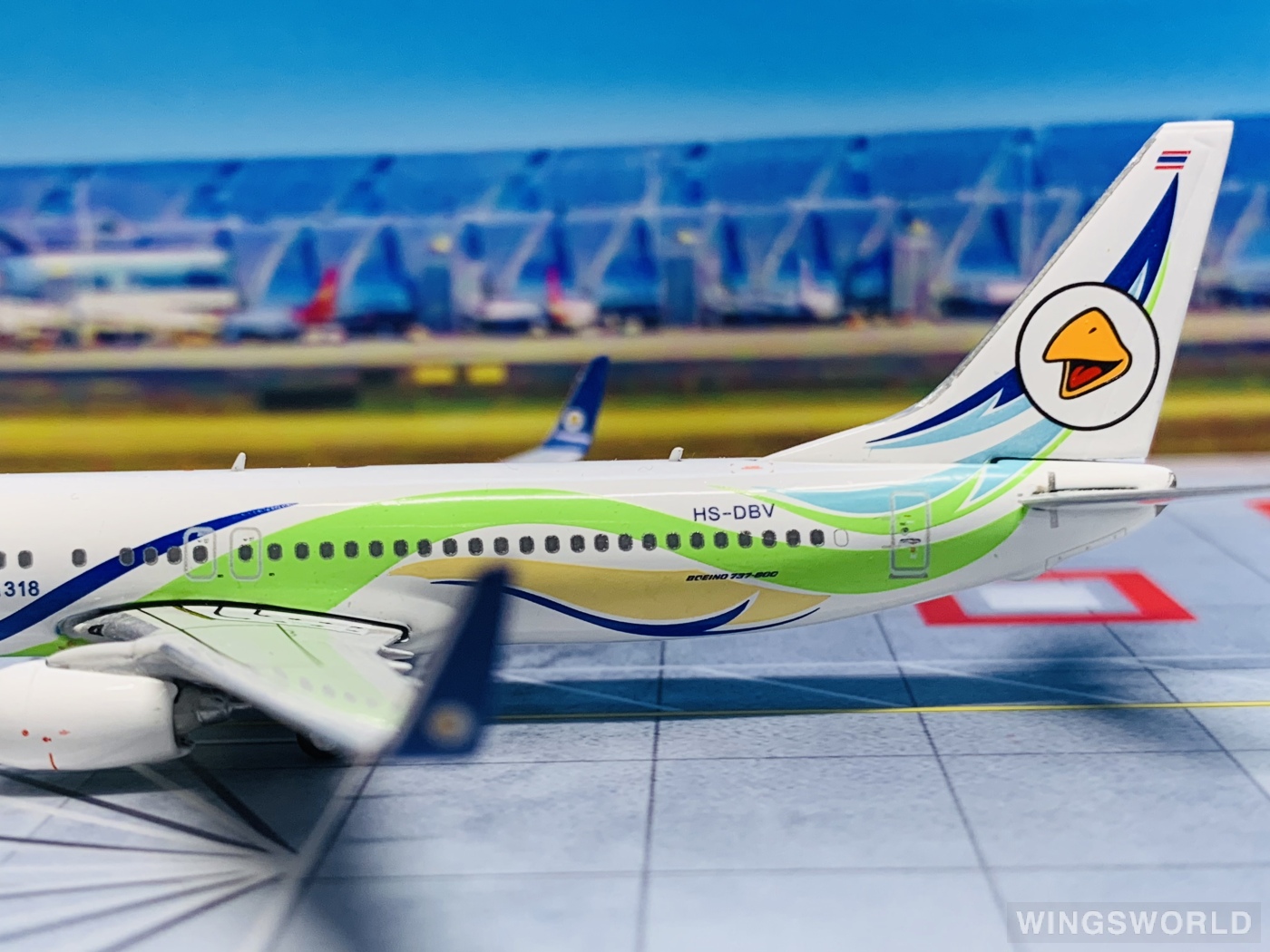 Phoenix 1:400 PH11303 Nok Air 皇雀航空 Boeing 737-800 HS-DBV