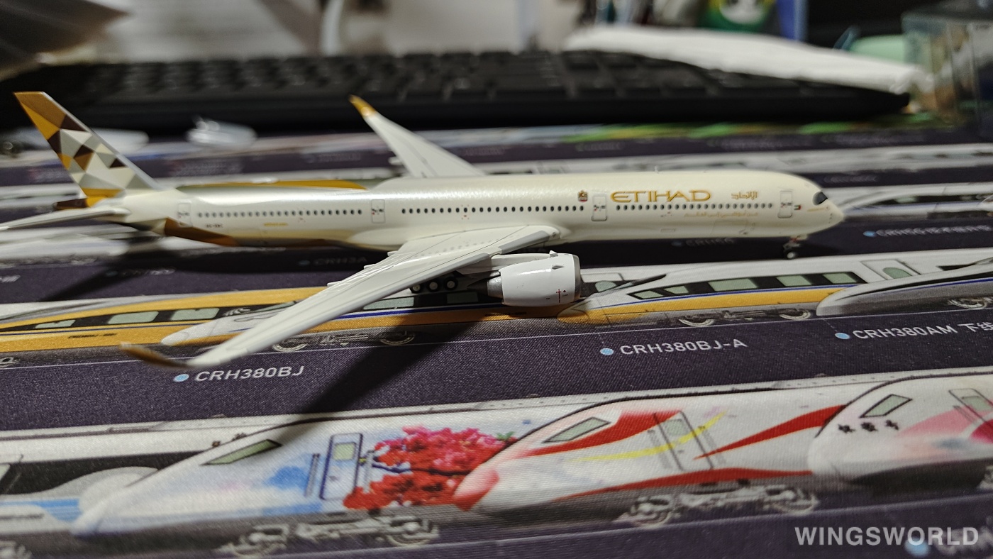 Geminijets 1:400 GJETD2163 Etihad Airways 阿提哈德航空 Airbus A350-1000 A6-XWC