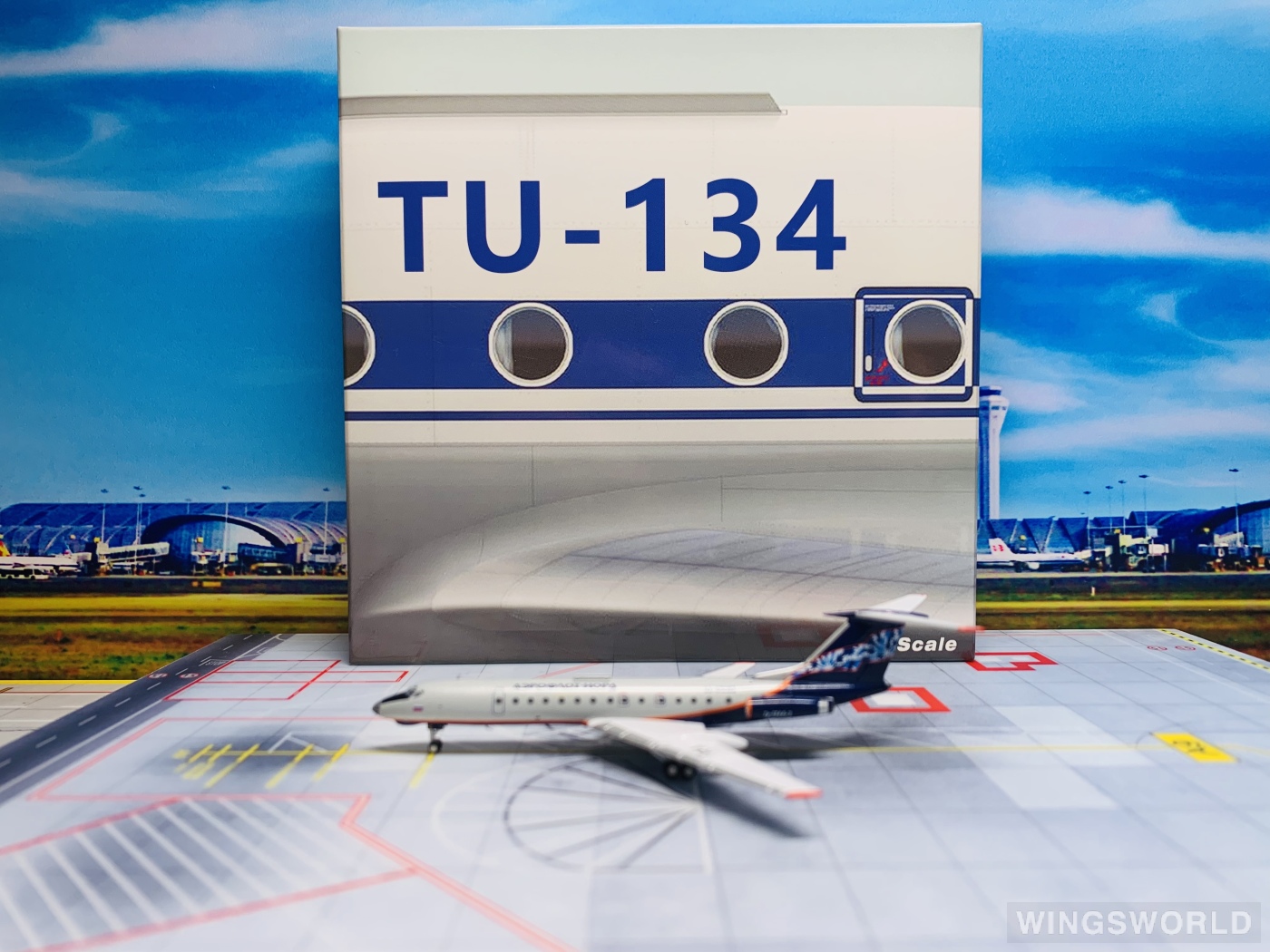 Pandamodel 1:400 202213 Aeroflot Nord 俄罗斯北方航空 Tupolev TU-134 RA-65083