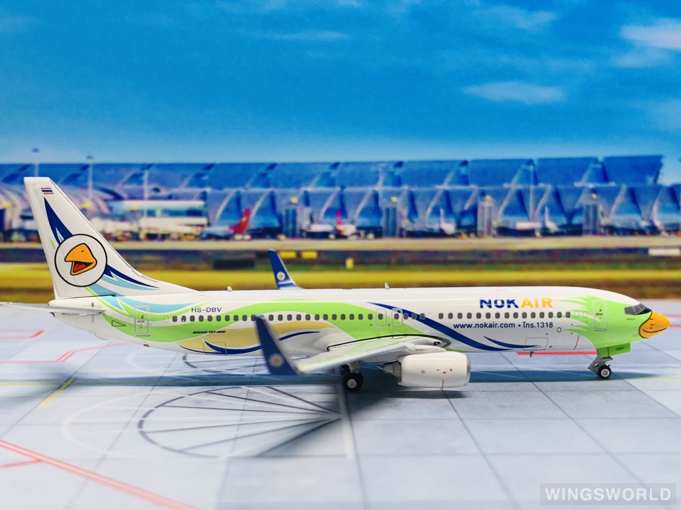 Phoenix 1:400 PH11303 Nok Air 皇雀航空 Boeing 737-800 HS-DBV