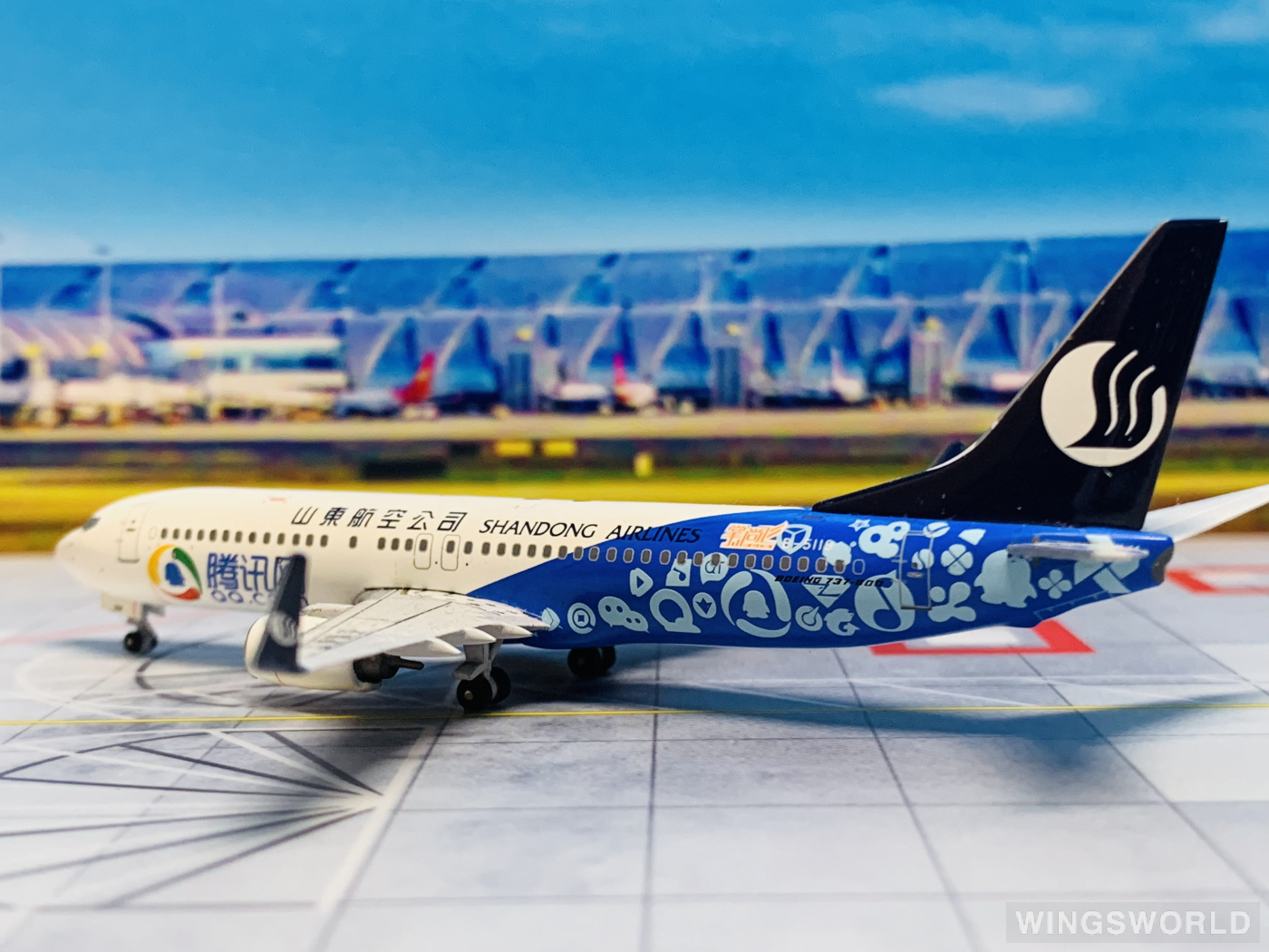 Skywings 1:400 SKY-024 Shandong Airlines 山东航空 Boeing 737-800 B-5119