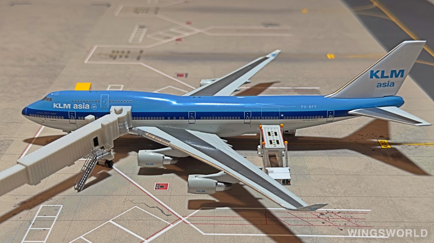 Witty 1:400 WT4744022 KLM 荷兰皇家航空 Boeing 747-400 PH-BFF