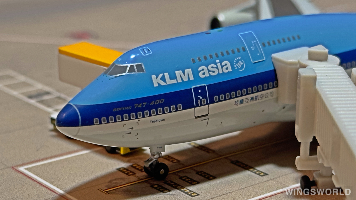 Witty 1:400 WT4744022 KLM 荷兰皇家航空 Boeing 747-400 PH-BFF
