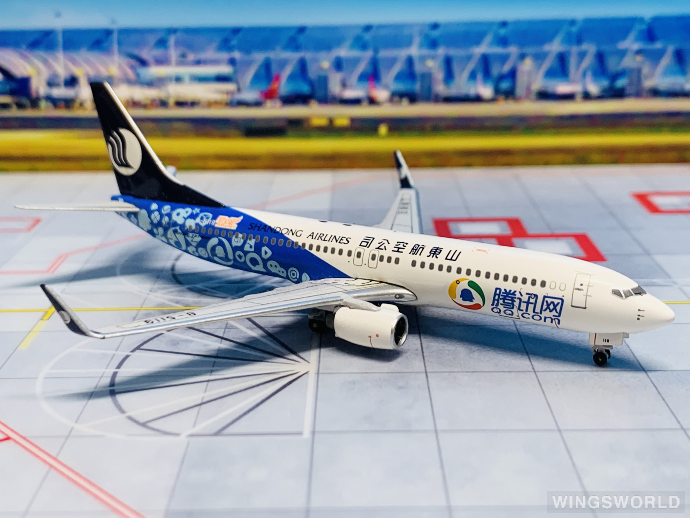 Skywings 1:400 SKY-024 Shandong Airlines 山东航空 Boeing 737-800 B-5119