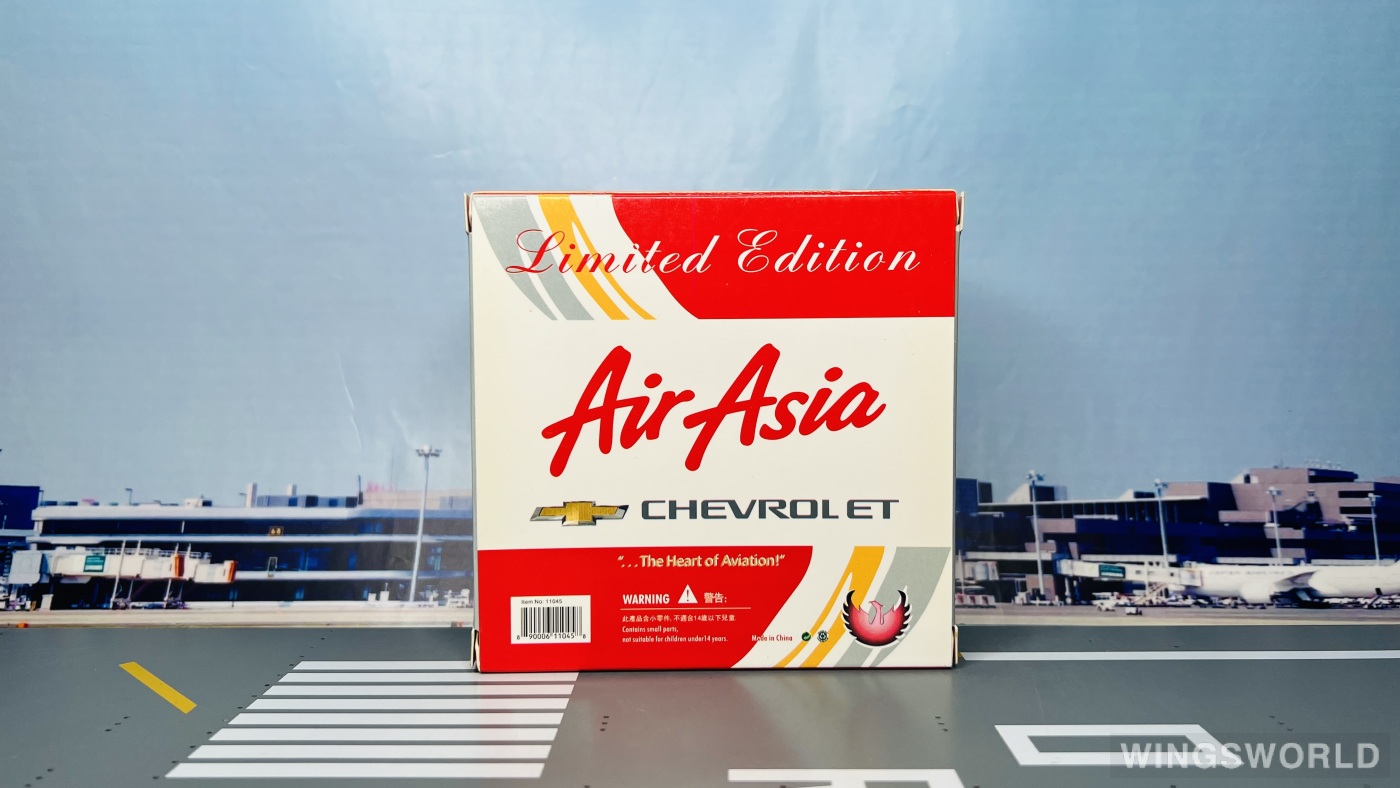 Phoenix 1:400 PH11045 AirAsia 亚洲航空 Airbus A320 PK-AXA