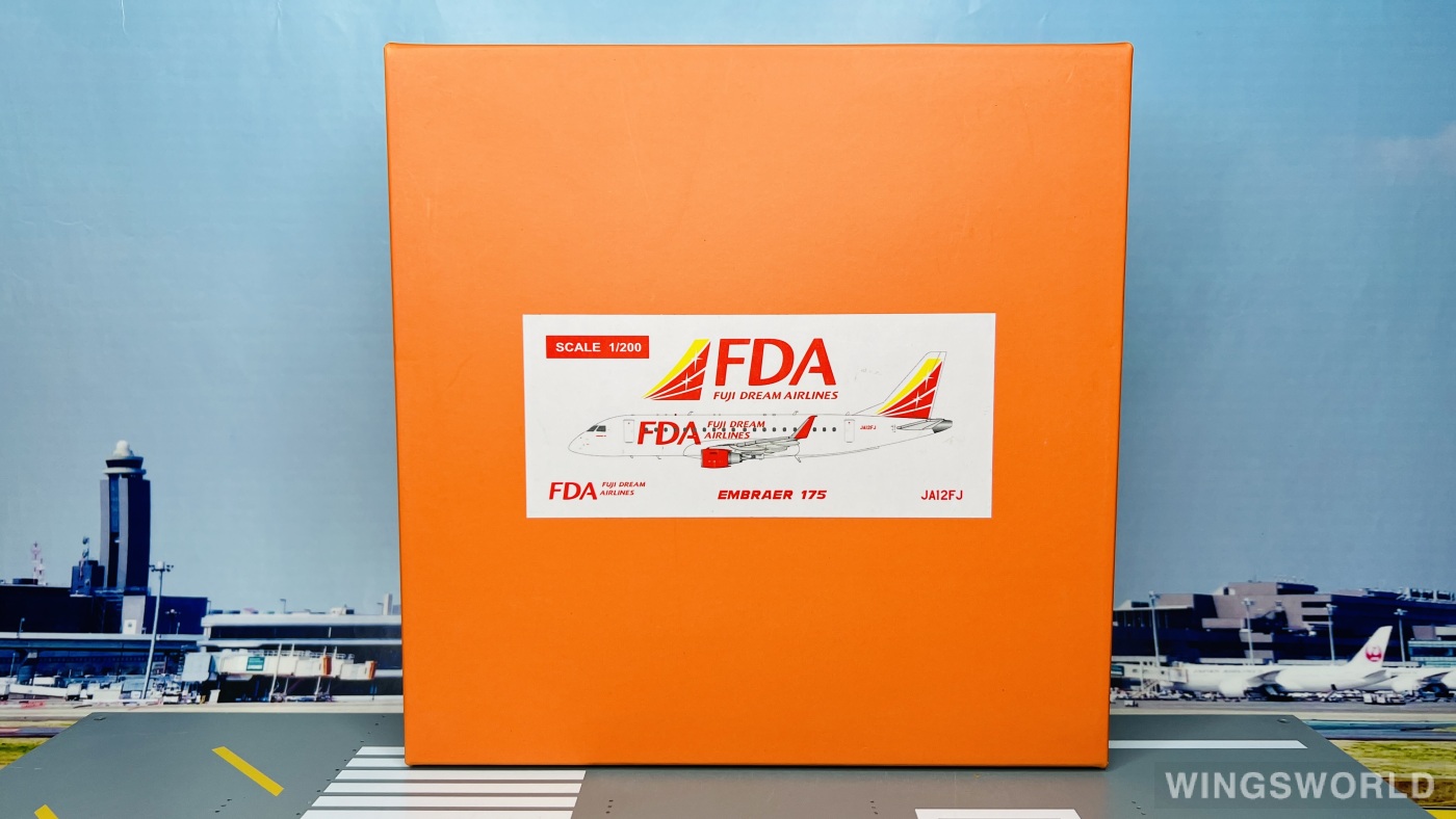 JC Wings 1:200 EW2175001 Fuji Dream Airlines 富士梦幻航空 Embraer ERJ-175 JA12FJ